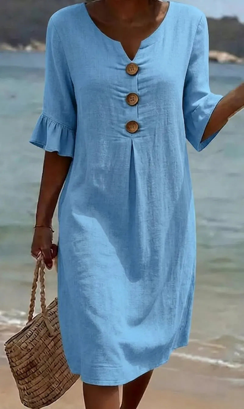 Vestido informal de mulher.