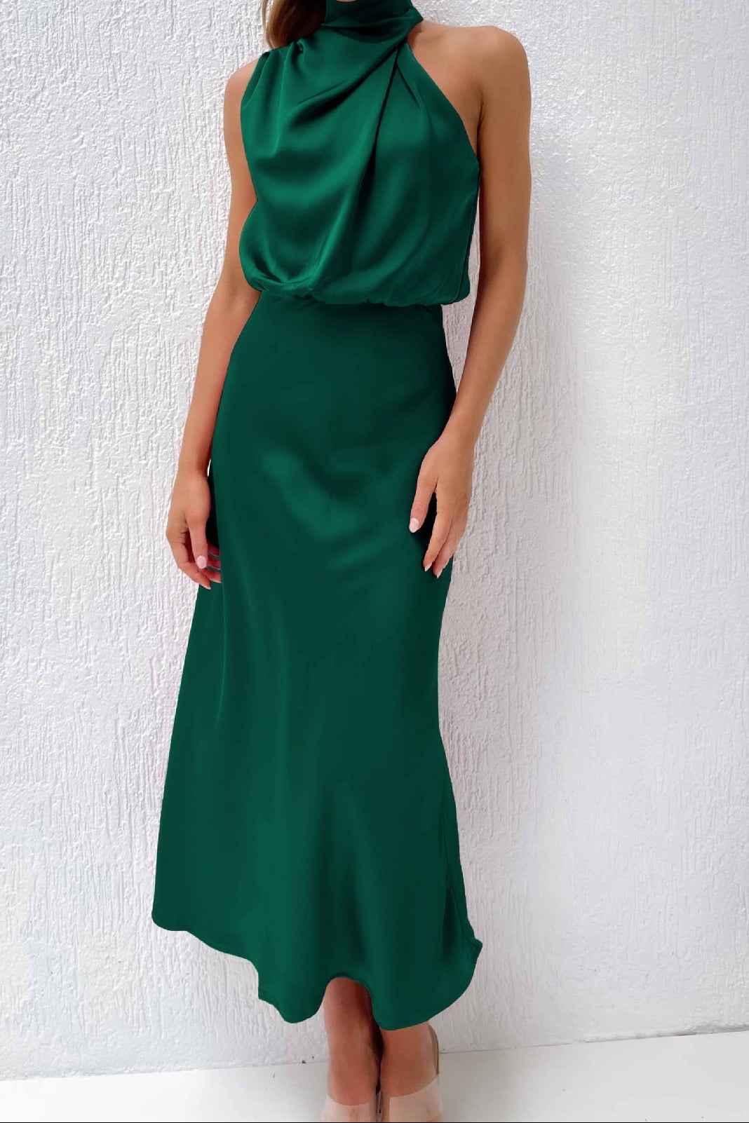 Tyra | Vestido de soirée elegante com decote halter