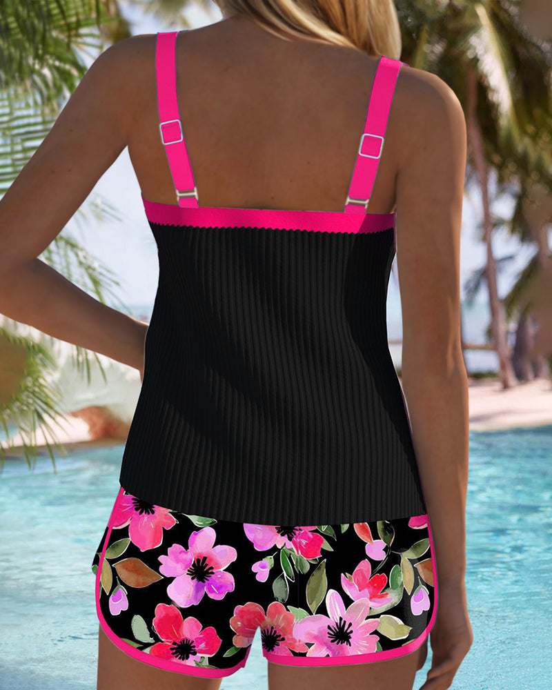 Laluna® | Conjunto Tankini elegante em duas peças