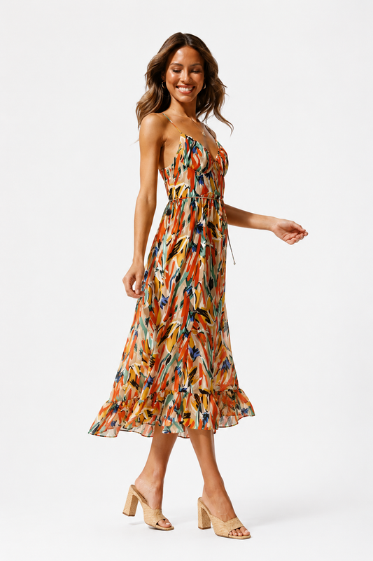 Evelina | Vestido elegante e colorido