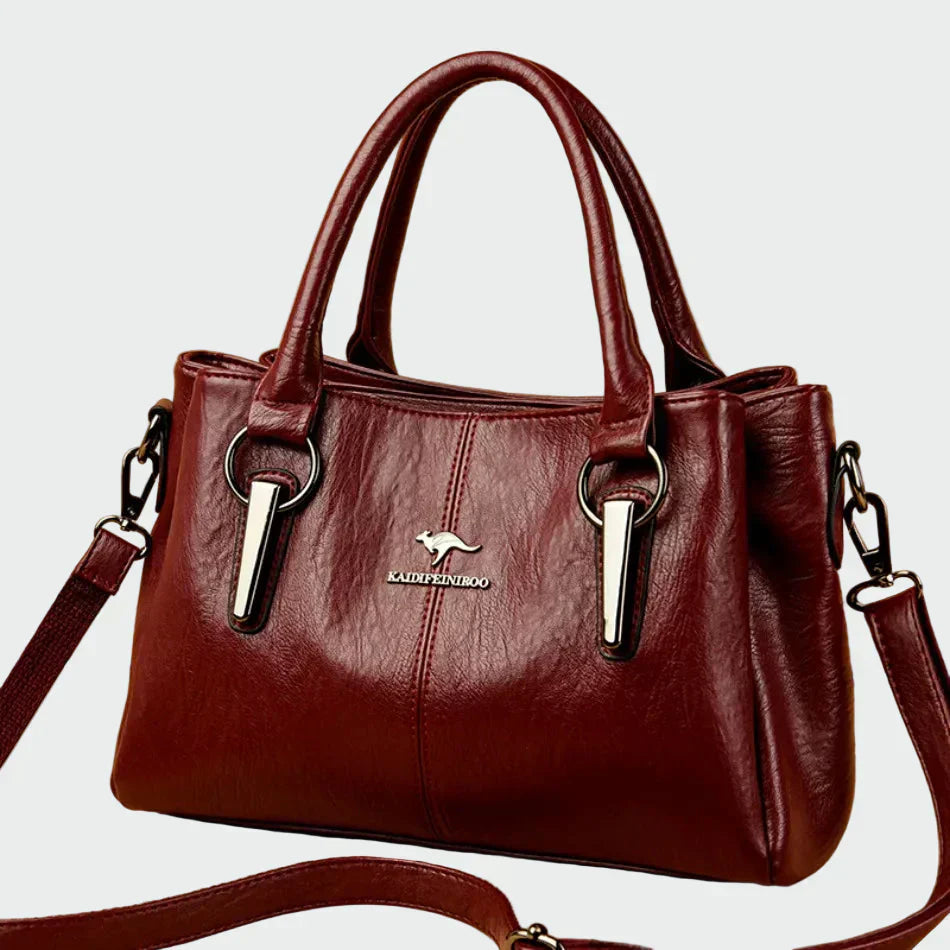 Bolsa de ombro elegante atemporal