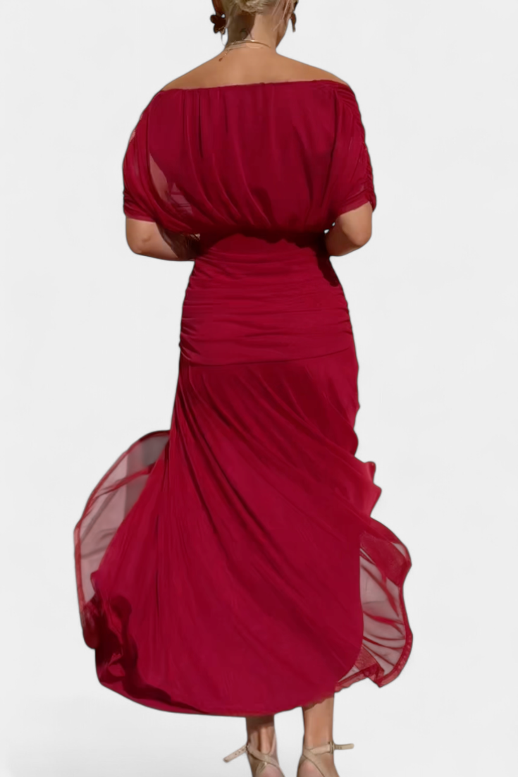 Alondra | Vestido Floral Longo com Decote em V